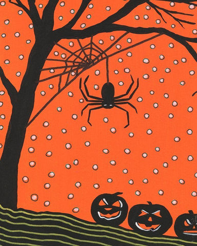 Halloween Fun VI Black Ornate Wood Framed Art Print with Double Matting by Moore, Regina