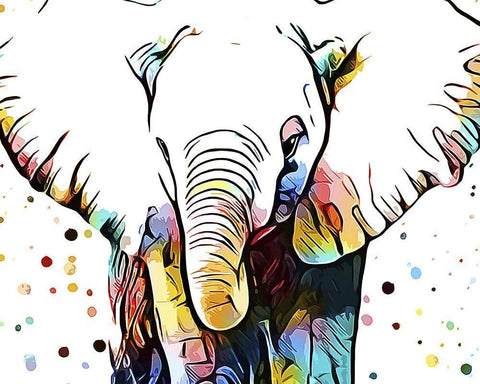 Motley Crew in Color III Black Ornate Wood Framed Art Print with Double Matting by Aldridge, Ashley