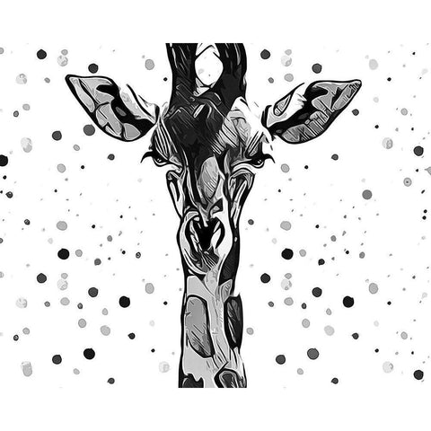 Motley Crew in B+W II White Modern Wood Framed Art Print by Aldridge, Ashley