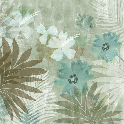 Flower Memories III Gold Ornate Wood Framed Art Print with Double Matting by Kouta, Flora