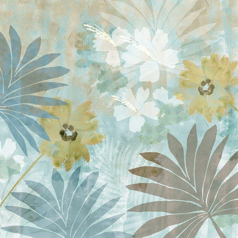 Flower Memories IV White Modern Wood Framed Art Print with Double Matting by Kouta, Flora