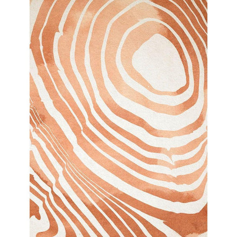 Wood Grain Suminagashi IV Black Modern Wood Framed Art Print by Warren, Annie