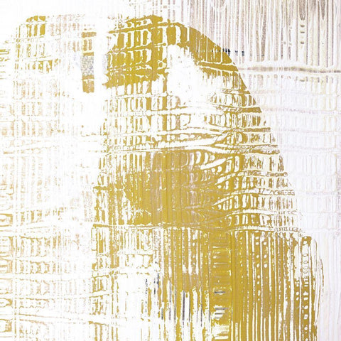 Amaze III White Modern Wood Framed Art Print with Double Matting by Aryai, Sia