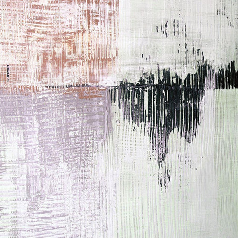 Amaze VI Black Modern Wood Framed Art Print with Double Matting by Aryai, Sia