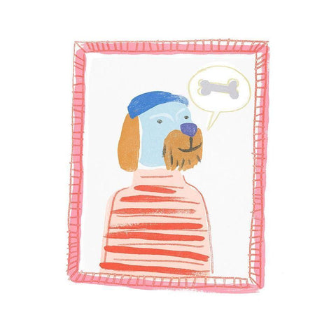 Cameo Characters IV Gold Ornate Wood Framed Art Print with Double Matting by Vess, June Erica