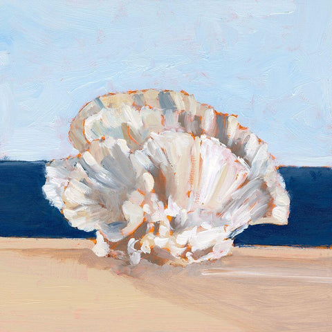 Coral By the Shore III Gold Ornate Wood Framed Art Print with Double Matting by Harper, Ethan