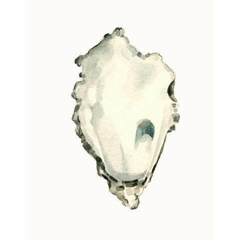 Neutral Oyster Study IV Black Modern Wood Framed Art Print by Caroline, Emma