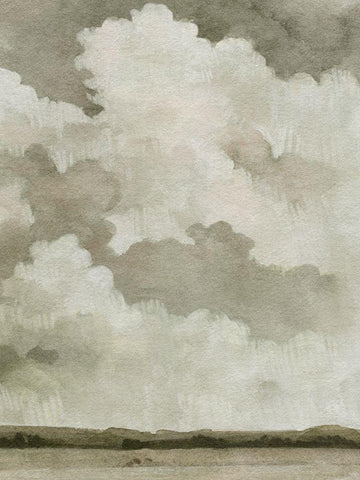 Big Dark Sky II Black Ornate Wood Framed Art Print with Double Matting by Caroline, Emma