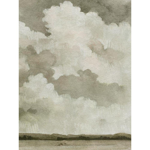 Big Dark Sky II Black Modern Wood Framed Art Print by Caroline, Emma