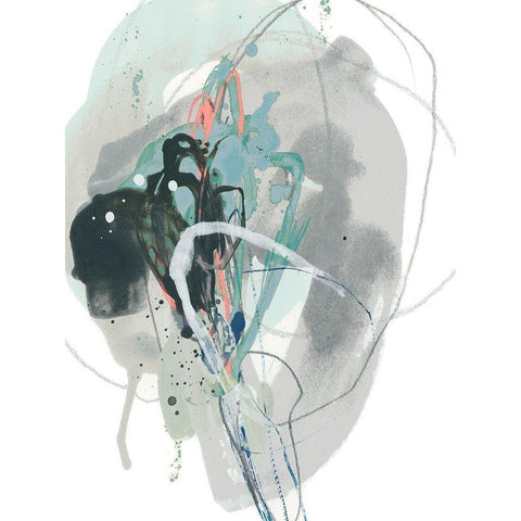 Stone Aperture I Gold Ornate Wood Framed Art Print with Double Matting by Vess, June Erica