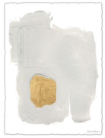 Opted-In I White Modern Wood Framed Art Print with Double Matting by Lam, Vanna