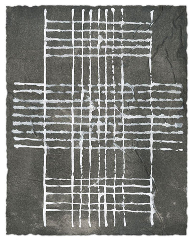 Manifolds II White Modern Wood Framed Art Print with Double Matting by Lam, Vanna