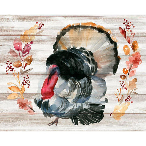 Grateful Thanksgiving IV Black Modern Wood Framed Art Print with Double Matting by Parker, Jennifer Paxton