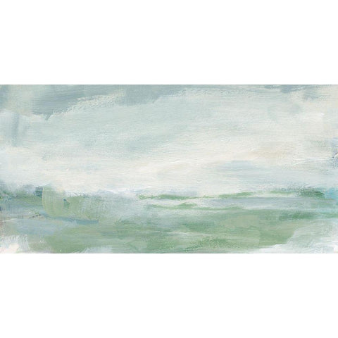 Coastal II White Modern Wood Framed Art Print by Long, Christina