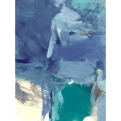 Front II White Modern Wood Framed Art Print by Long, Christina