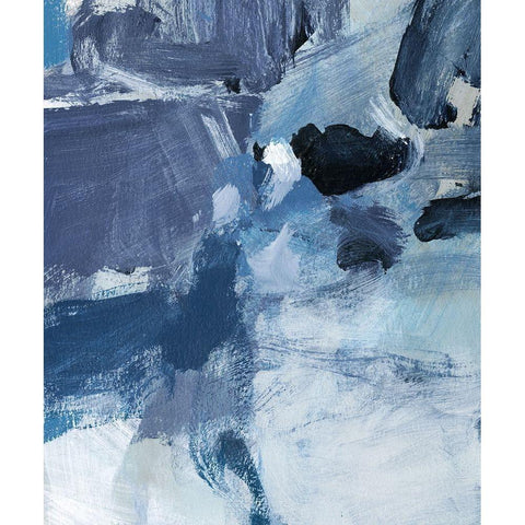 Swim III White Modern Wood Framed Art Print by Long, Christina