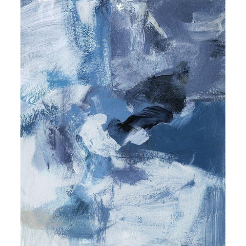 Swim IV Black Modern Wood Framed Art Print by Long, Christina