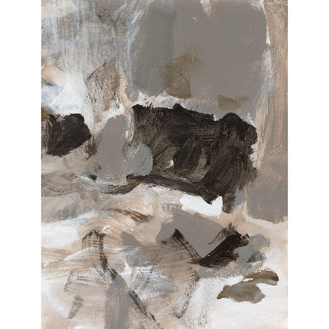 Mocha I Black Modern Wood Framed Art Print by Long, Christina