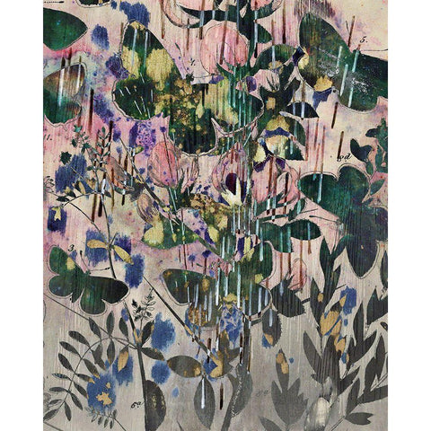 Celestial Butterflies III Black Modern Wood Framed Art Print with Double Matting by Arbel, Lori