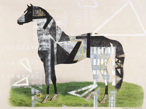 Legacy White Modern Wood Framed Art Print with Double Matting by Arbel, Lori