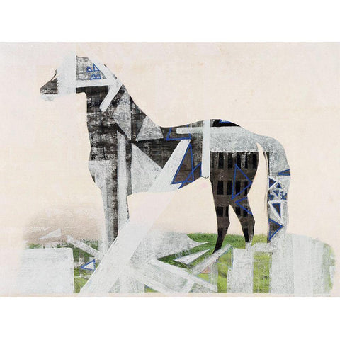 Blinded Legacy Black Modern Wood Framed Art Print with Double Matting by Arbel, Lori