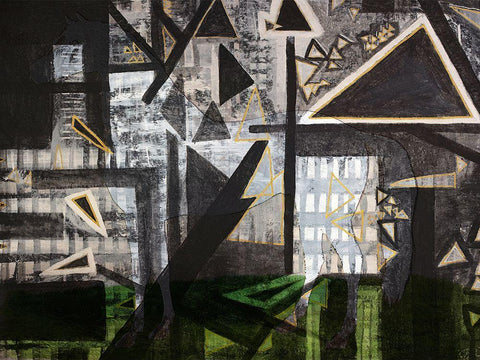 In Search of Legacy White Modern Wood Framed Art Print with Double Matting by Arbel, Lori