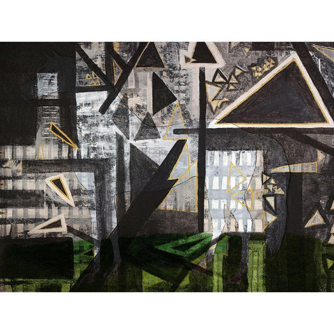 In Search of Legacy Black Modern Wood Framed Art Print by Arbel, Lori