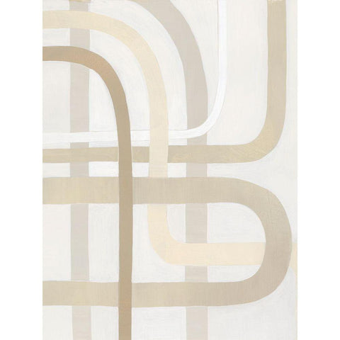 Loops And Weaves II Gold Ornate Wood Framed Art Print with Double Matting by Popp, Grace