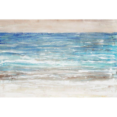 Choppy Water I Black Modern Wood Framed Art Print by OToole, Tim