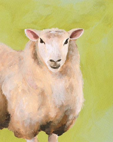 Farm Buds I White Modern Wood Framed Art Print with Double Matting by Moore, Regina