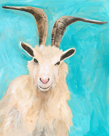 Farm Buds II White Modern Wood Framed Art Print with Double Matting by Moore, Regina