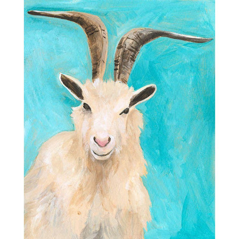 Farm Buds II White Modern Wood Framed Art Print by Moore, Regina