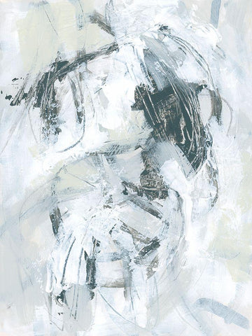 Specific Impulse I White Modern Wood Framed Art Print with Double Matting by Vess, June Erica