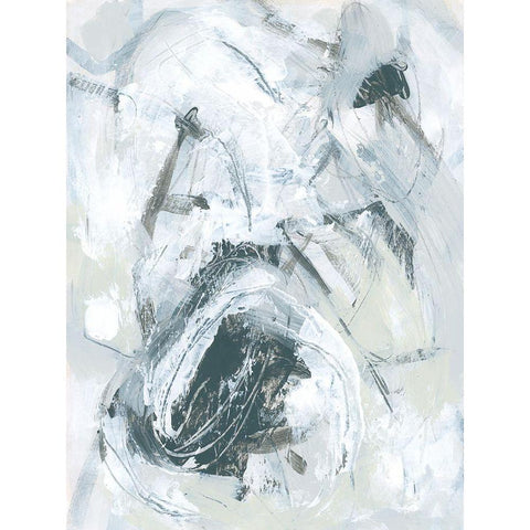 Specific Impulse II Black Modern Wood Framed Art Print with Double Matting by Vess, June Erica