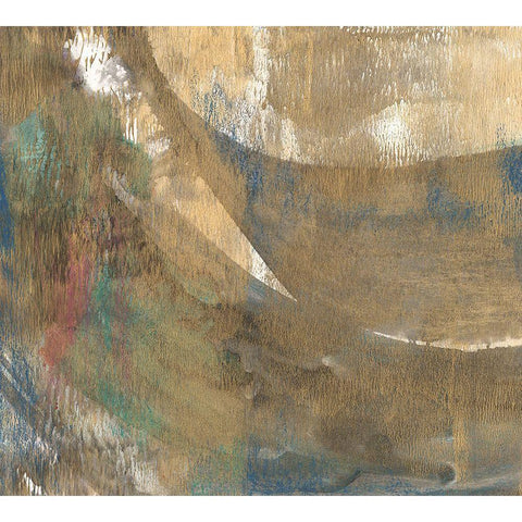 Sheer Gold II Gold Ornate Wood Framed Art Print with Double Matting by Bramma, Lila