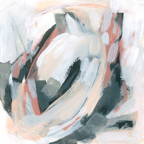 Portal II White Modern Wood Framed Art Print by Vess, June Erica