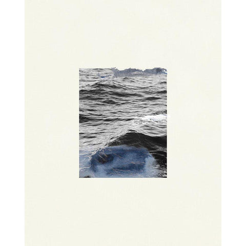 The Calm Cove I White Modern Wood Framed Art Print by Wang, Melissa