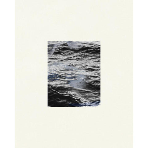 The Calm Cove II Black Modern Wood Framed Art Print with Double Matting by Wang, Melissa