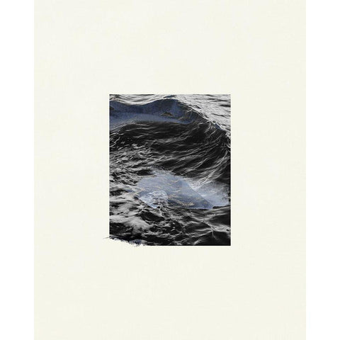 The Calm Cove III White Modern Wood Framed Art Print by Wang, Melissa