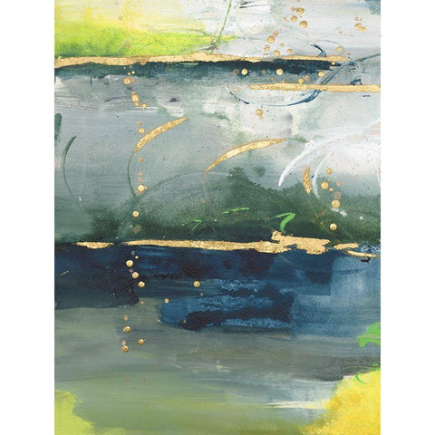 Coming Ashore I Black Modern Wood Framed Art Print with Double Matting by Combs, Joyce