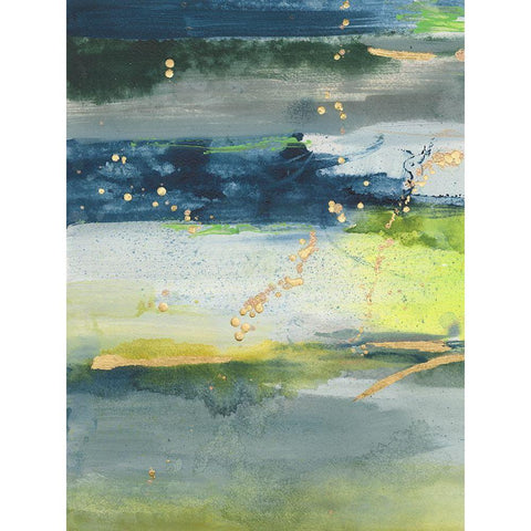 Coming Ashore III Black Modern Wood Framed Art Print with Double Matting by Combs, Joyce