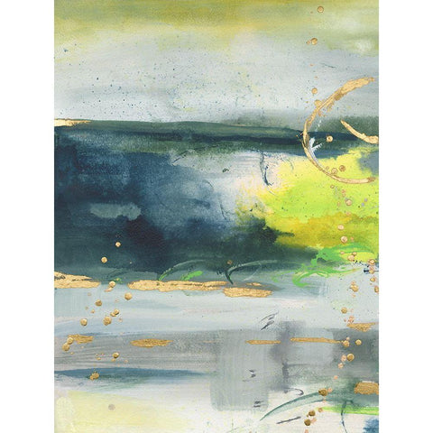 Coming Ashore IV White Modern Wood Framed Art Print by Combs, Joyce
