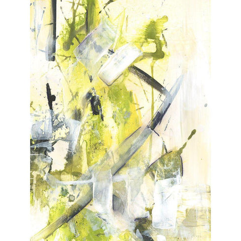 Exciting Times I Black Modern Wood Framed Art Print with Double Matting by Combs, Joyce