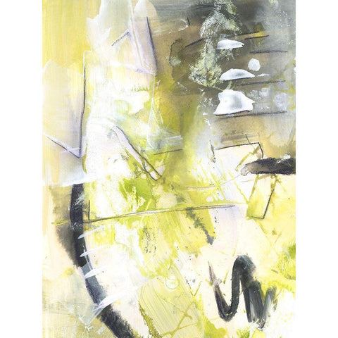 Exciting Times IV White Modern Wood Framed Art Print by Combs, Joyce