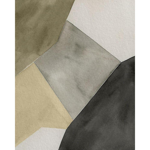 Tectonic Shift I White Modern Wood Framed Art Print by Popp, Grace