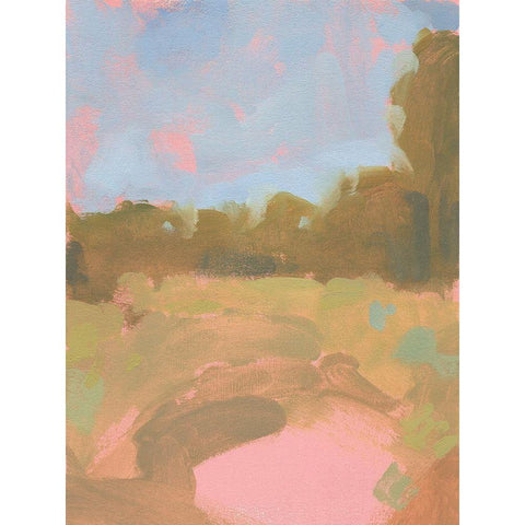 Claudias Place II White Modern Wood Framed Art Print by Green, Jacob