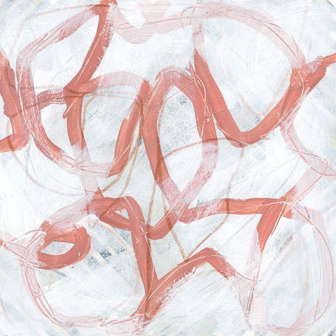 Rust Thread II Gold Ornate Wood Framed Art Print with Double Matting by Vess, June Erica