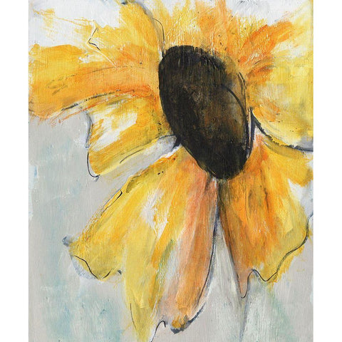 Sunny Days II White Modern Wood Framed Art Print by Combs, Joyce