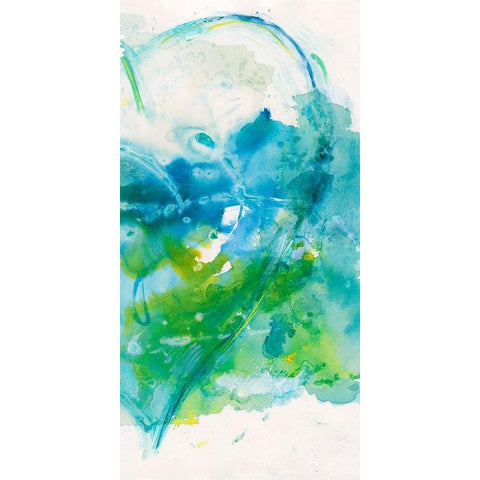 Broken Heart II White Modern Wood Framed Art Print by Combs, Joyce