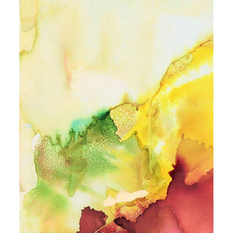 Closeness II White Modern Wood Framed Art Print by Combs, Joyce